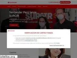 Sites similar to santander.com.pe