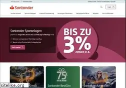 Sites similar to santanderbank.de