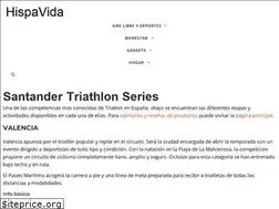 Sites similar to santandertriathlonseries.com