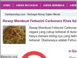 Sites similar to santapsedap.com