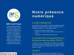 Sites similar to sante-idf.fr