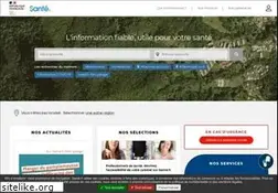 Sites similar to sante.fr