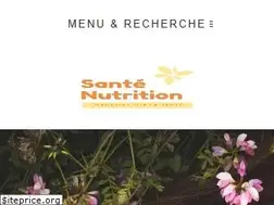Sites similar to santenutrition.net
