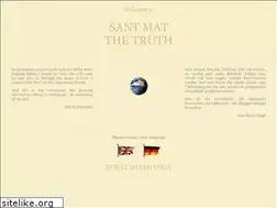 Sites similar to santmat-thetruth.de