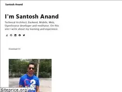 Sites similar to santoshanand.me