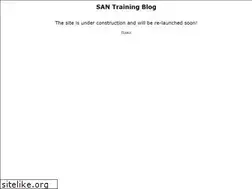 Sites similar to santrainingblog.com