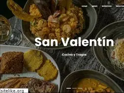 Sites similar to sanvalentinrestaurantebar.com