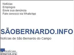 Sites similar to saobernardodocampo.info