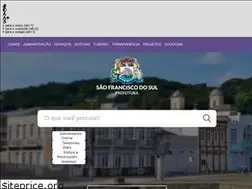 Sites similar to saofranciscodosul.sc.gov.br