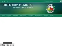 Sites similar to saogoncalodosapucai.mg.gov.br