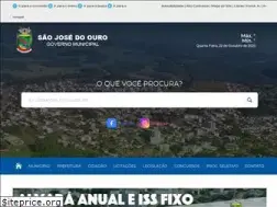 Sites similar to saojosedoouro.rs.gov.br