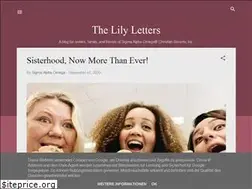 Sites similar to saolilyletters.blogspot.com