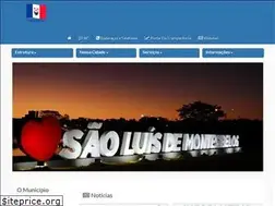 Sites similar to saoluisdemontesbelos.go.gov.br