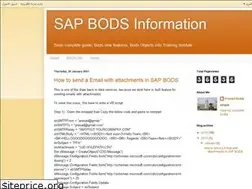 Sites similar to sapbodsinfo.blogspot.com