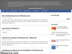 Sites similar to sapbusinessonesap.blogspot.com