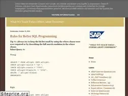 Sites similar to sapconsultancy.blogspot.com