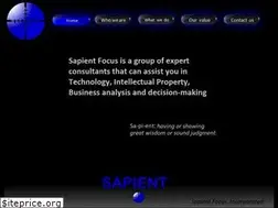 Sites similar to sapientfocus.com