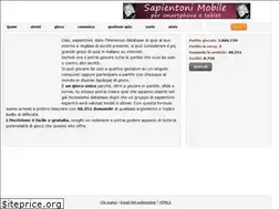Sites similar to sapientoni.it