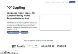 Sites similar to sapling.ai