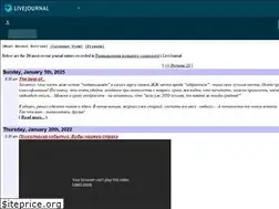 Sites similar to sapojnik.livejournal.com