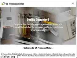 Sites similar to sapreciousmetals.com