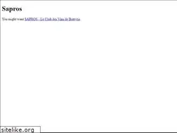 Sites similar to sapros.com