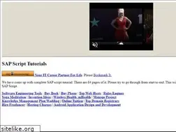 Sites similar to sapscript.tripod.com