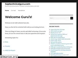 Sites similar to saptechnicalguru.com