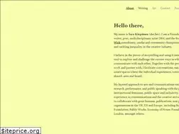 Sites similar to sara-karpanen.com