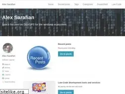 Sites similar to sarafian.github.io
