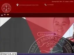 Sites similar to sarahbrookslawfirm.com