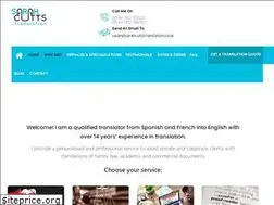 Sites similar to sarahcuttstranslation.co.uk