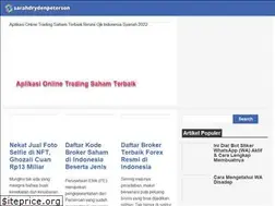 Sites similar to sarahdrydenpeterson.com