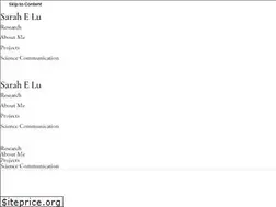 Sites similar to sarahelizabethlu.com