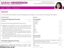 Sites similar to sarahhenderson.nz
