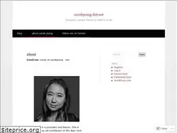 Sites similar to sarahjeong.net