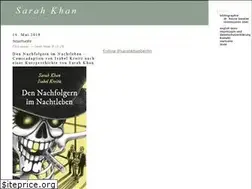 Sites similar to sarahkhan.de