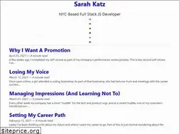 Sites similar to sarahlkatz.com