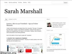 Sites similar to sarahmarshall.io