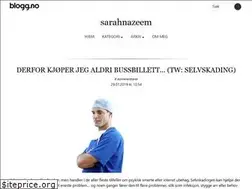 Sites similar to sarahnazeem.blogg.no