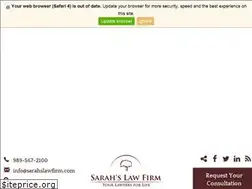 Sites similar to sarahslawfirm.com