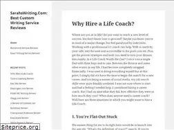 Sites similar to sarahswriting.com