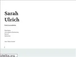 Sites similar to sarahulrich.info