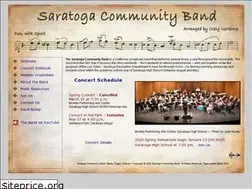 Sites similar to saratogaband.com