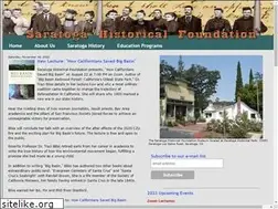 Sites similar to saratogahistory.com