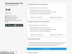 Sites similar to saravanakumargn.github.io