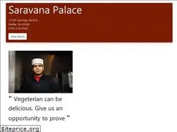Sites similar to saravanapalace.com