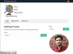 Sites similar to sarawebpopularity.com