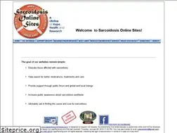 Sites similar to sarcoidosisonlinesites.com