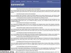 Sites similar to sarewelah.blogspot.com